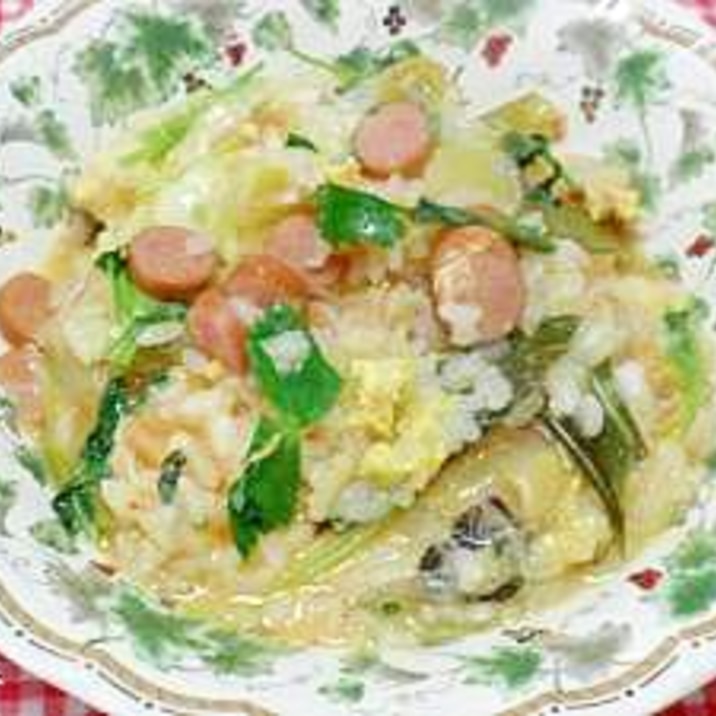 鍋の残りで 旨みたっぷりキムチ雑炊 レシピ 作り方 By Momo 楽天レシピ 鍋の残りで 旨みたっぷりキムチ雑炊 レシピ 作り方 By Momo 楽天レシピ